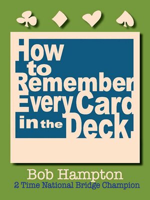 cover image of How to Remember Every Card in the Deck